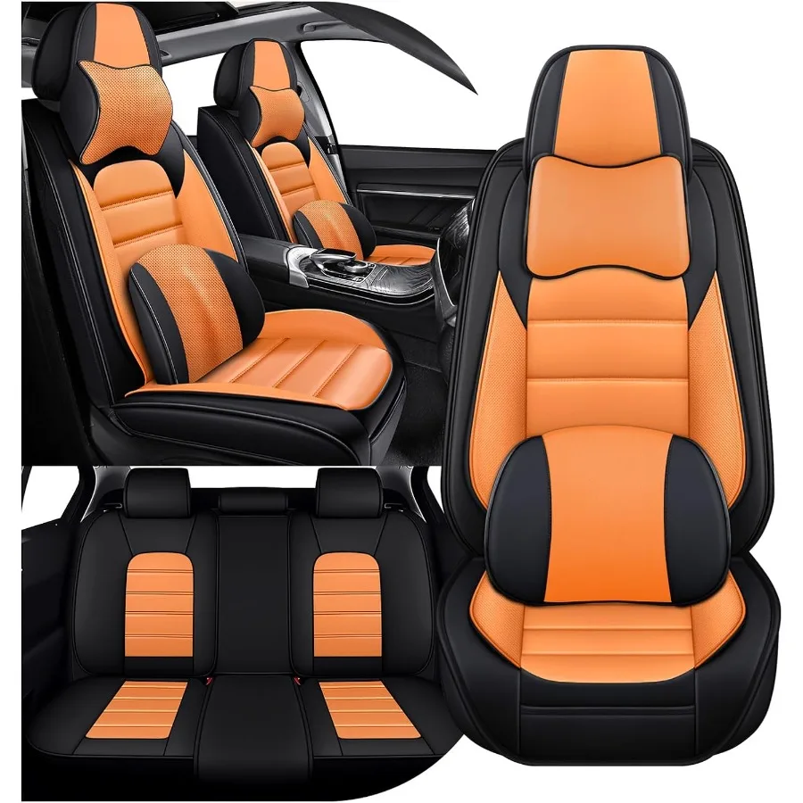 

Подходит для чехлов на сиденья Subaru Crosstrek 20162026, водонепроницаемый, устойчивый к пятнам кожаный чехол премиум-класса, полное покрытие, защита сиденья