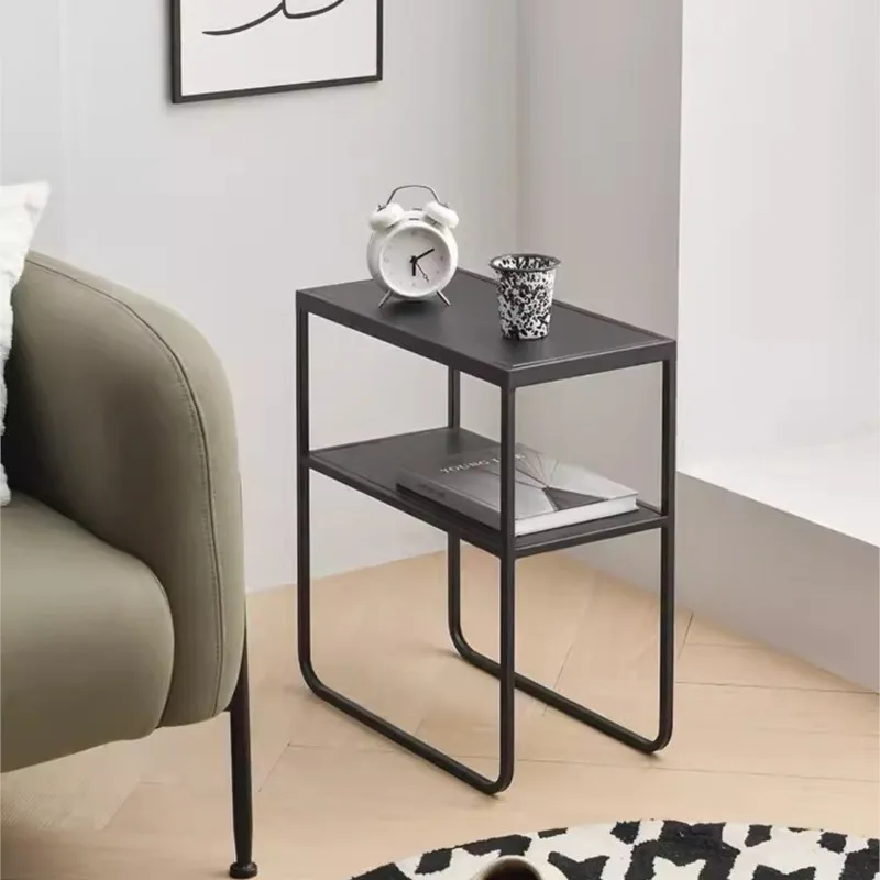 MOMO Sofa Side Table Light Luxury Multi-layer Corner Table Simple Coffee Table Living Room Crevice Shelf Bedside Table Household