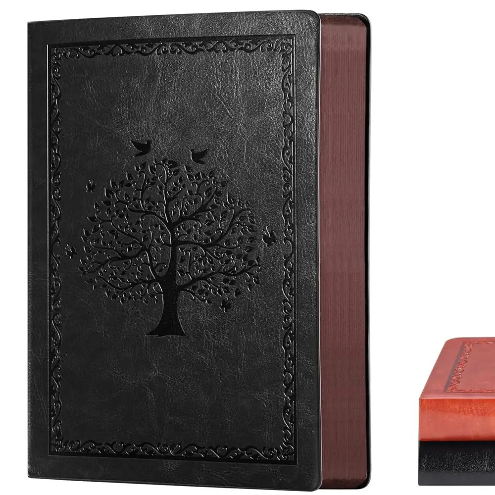 

Кожаный блокнот-ежедневник, 300 страниц, в мягкой обложке, в линейку, для женщин и мужчин, для путешествий, бизнеса, работы, офиса, школы