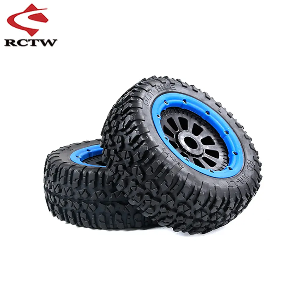 

Knobby Wheel Tire Assembly Kit for 1/5 Losi 5ive T ROFUN ROVAN LT KM X2 Truck Spare Toys Upgrade Parts