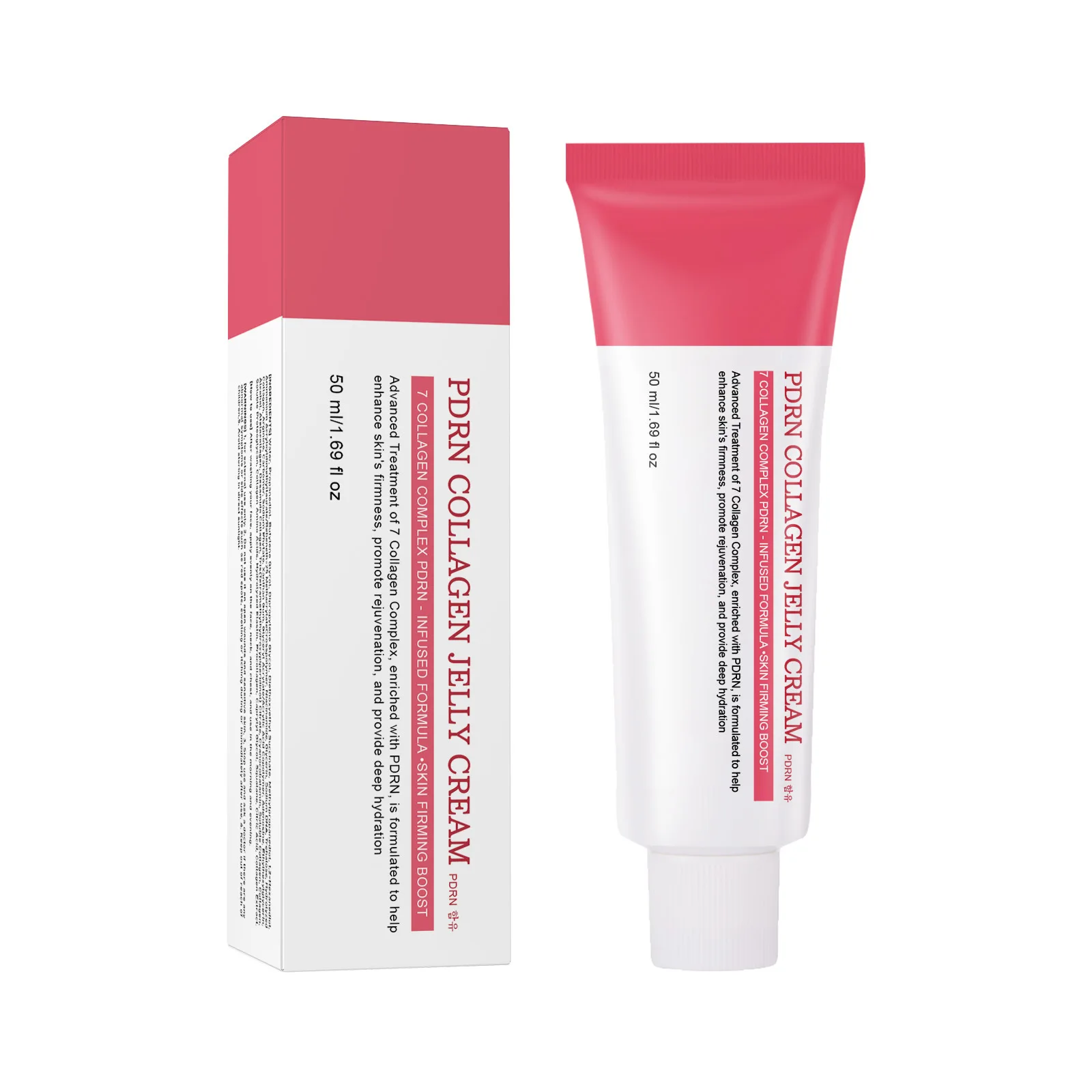 Korean PDRN Collagen Jelly Cream - 7 Collagen Complex Hyaluronic Acid Anti-wrinkle Firming Plumping Facial Skin Regeneration
