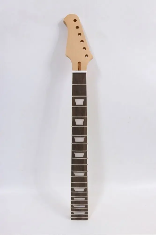 

Yinfente Guitar Neck 25.5 Inch 22 Fret Rosewood Fretboard Engle Head Left Hand Style Flower Pot Inlay Unfinished Guitar Parts