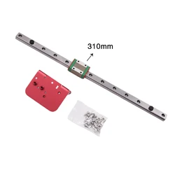 Creativity 3D Ender 3 X-axis MGN12C Linear Rail Guide Kit with Fix Plate Mount Bracket For  Ender3/Pro/CR10/10S