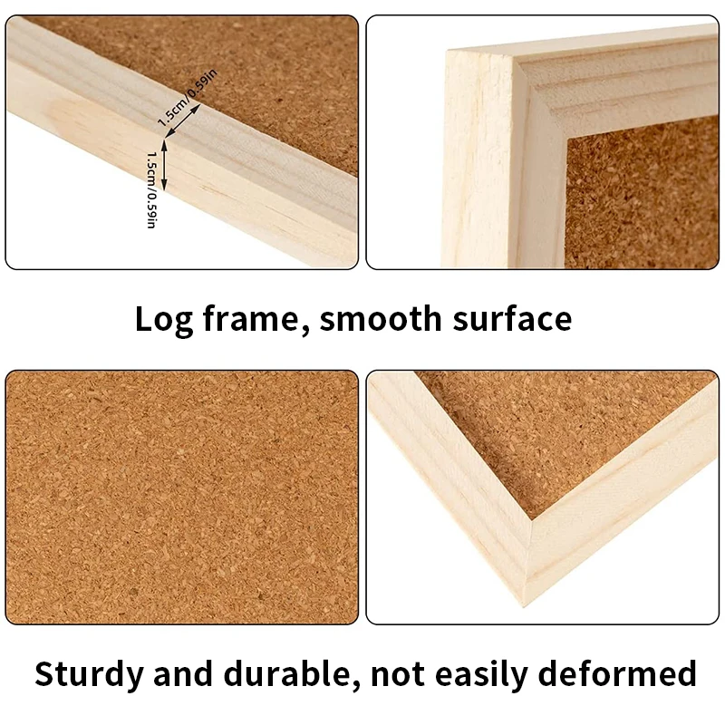 1101 아마존 메시지 코르크 보드, 나무 프레임, 핫 세일