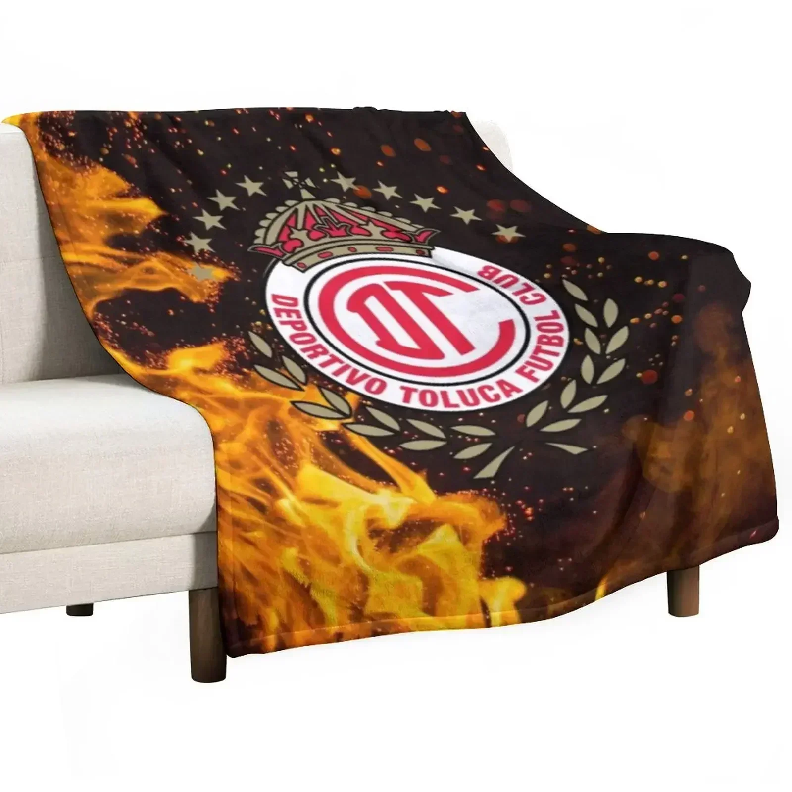 deportivo toluca fc Throw Blanket Stuffeds christmas gifts Blankets For Baby Blankets