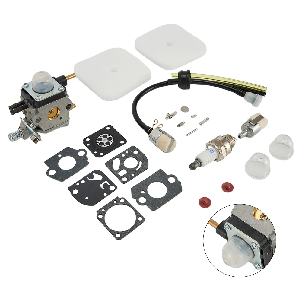 

Carburettor for Mantis Tiller 7222/7225/7230/7234 Suitable for 2 Models Replaces C1UK54A with Complete Filter Set