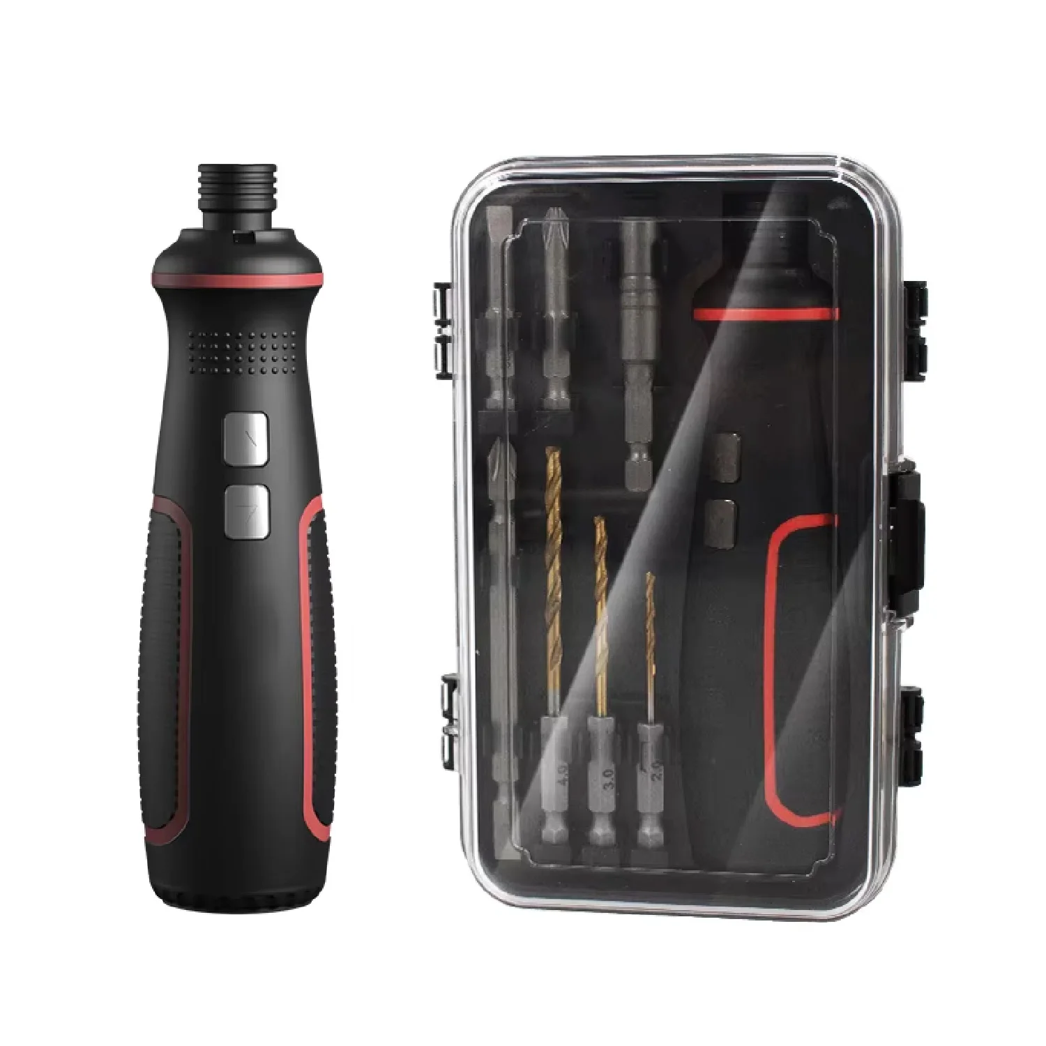 Rechargeable 3.7V Cordless Screwdriver Cordless Electric Screwdriver Set with Battery Power Screw Driver, USB Charging Cable