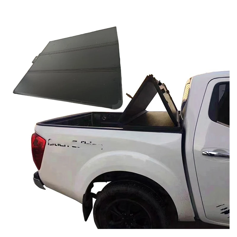 

Hard Tri-Folding Aluminum Alloy Locking Bed Cover for & Vigo NP300 Pickup Trucks