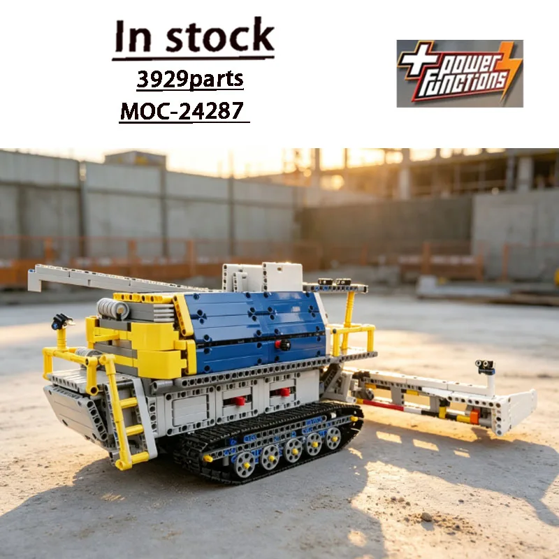 MOC-24287 City Agricultural Combine Harvester Building Block Model, 3,929Parts, Creative Birthday Toy Gift for Boys and Children