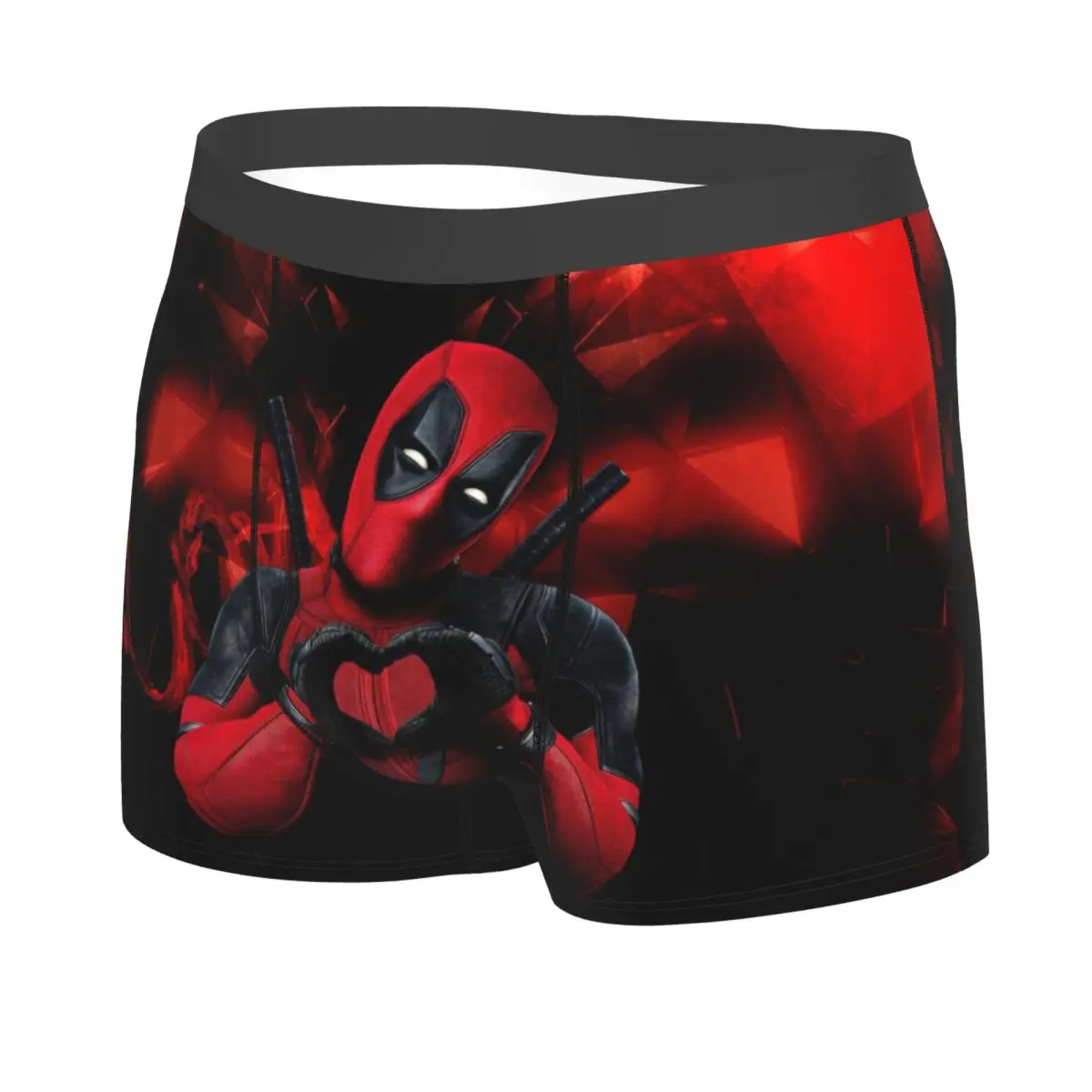 Custom Funny Superhero Comics Deadpools Boxer Shorts For Homme 3D Print Underwear Panties Briefs Stretch Underpants