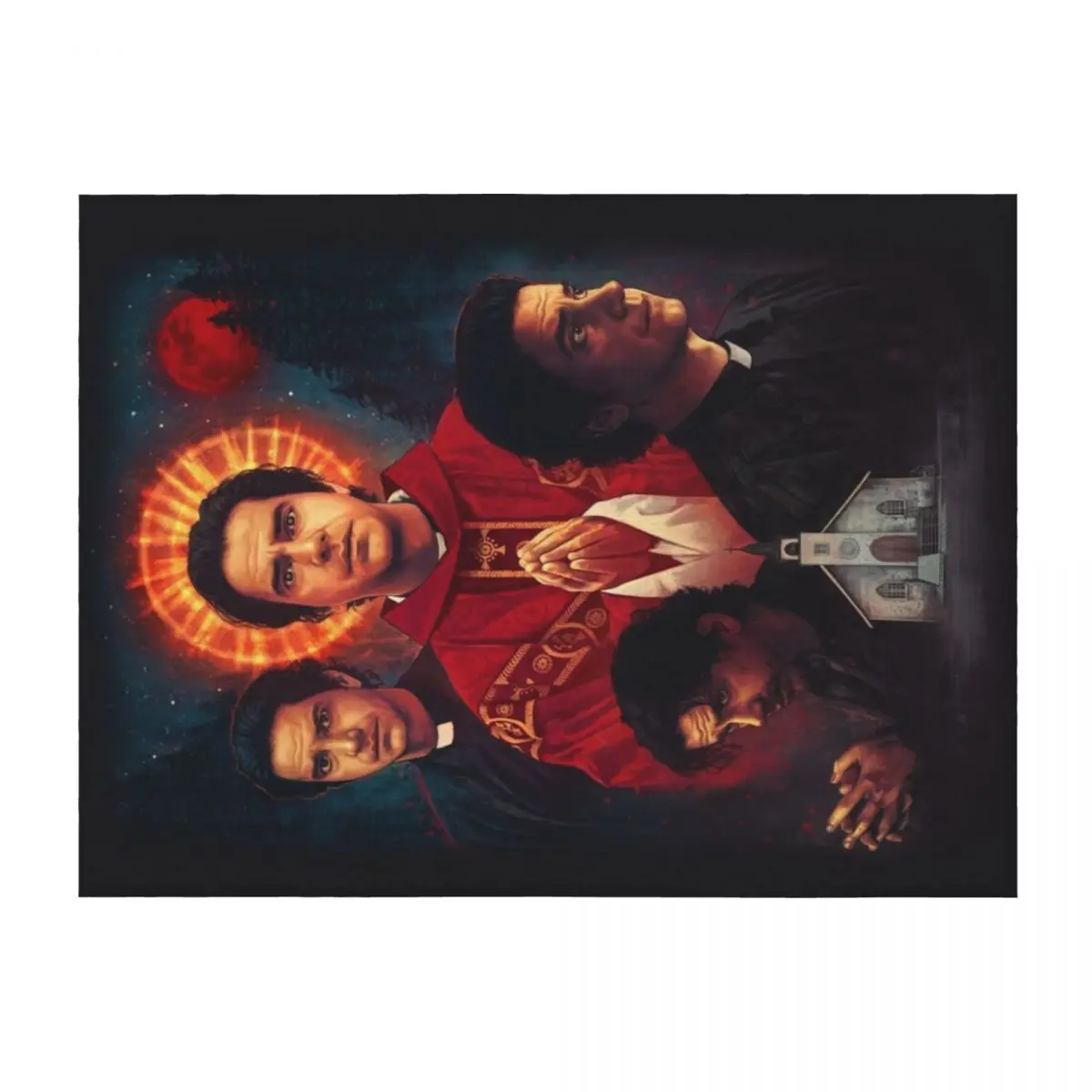 

Father John Throw Blanket Summer Beddings Shaggy Large Personalized Gift Blankets