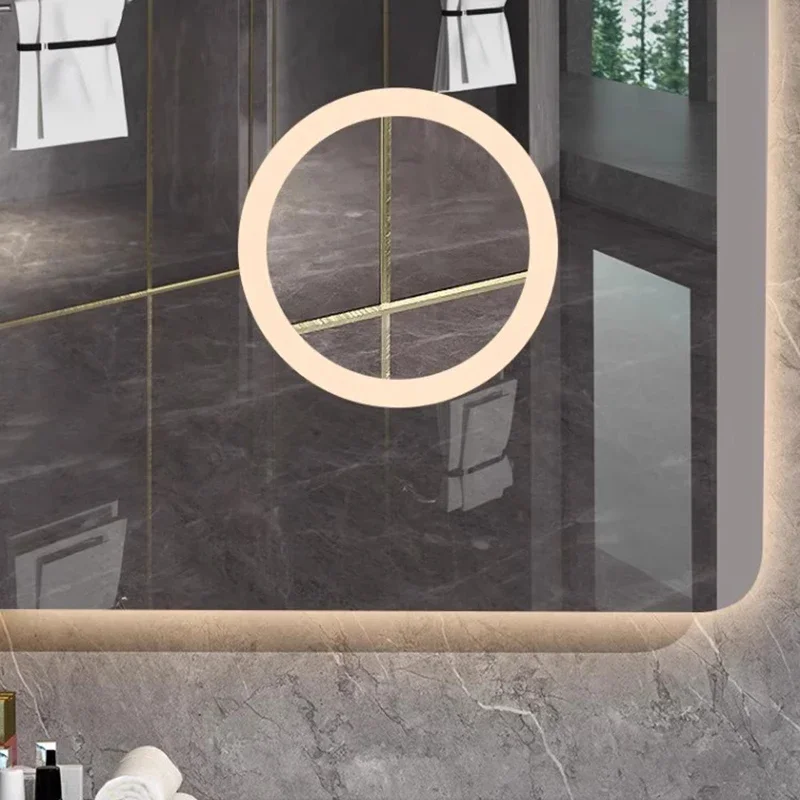 Mirror With Led Lighting Large Mirrors Light Bathroom Wall Adhesive Color Changing Full Body Backlight Hand Espejos Decorative