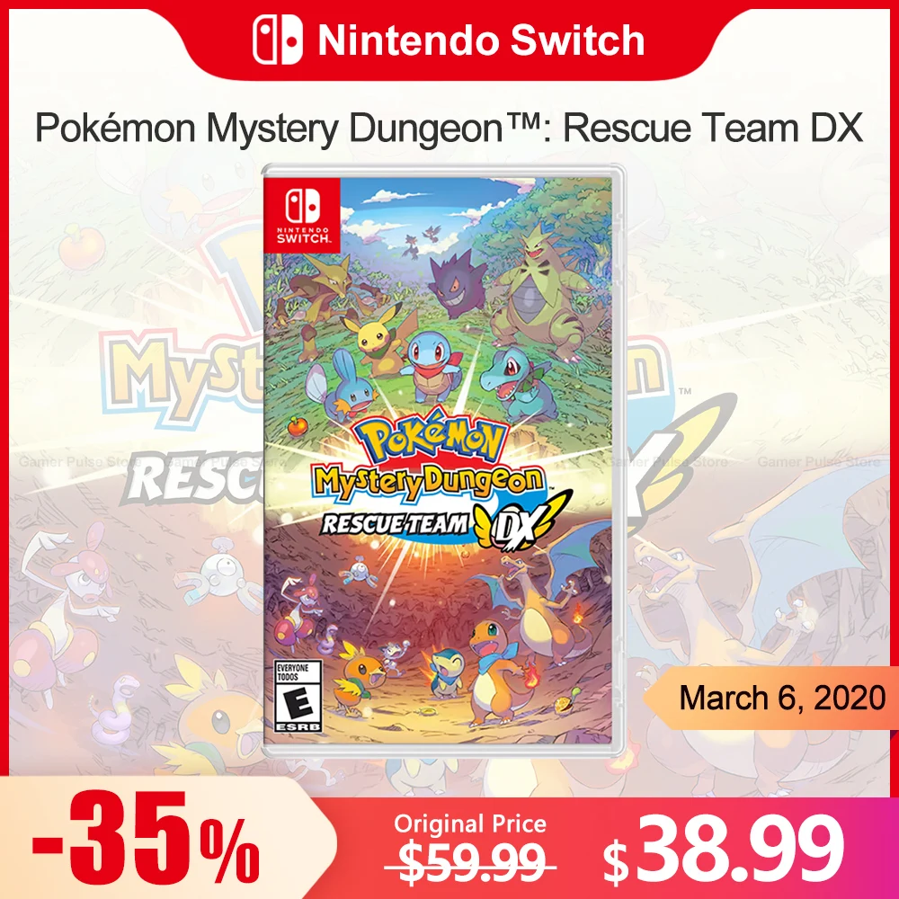 Pokemon Mystery Dungeon: Rescue Team DX Nintendo Switch offerte di gioco 100% originale gioco fisico Card Adventure genere per Switch
