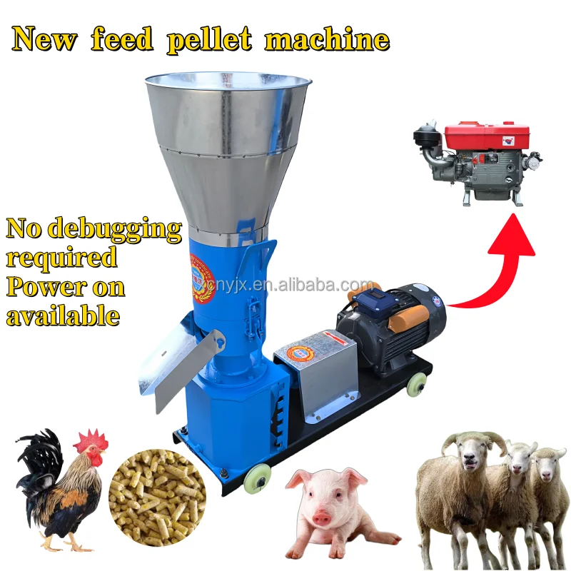 

160 Type Feed Pellet Machine Petrol Engine Pellet Machine Animal Feed Feed Pellet Machine for Poultry Animal