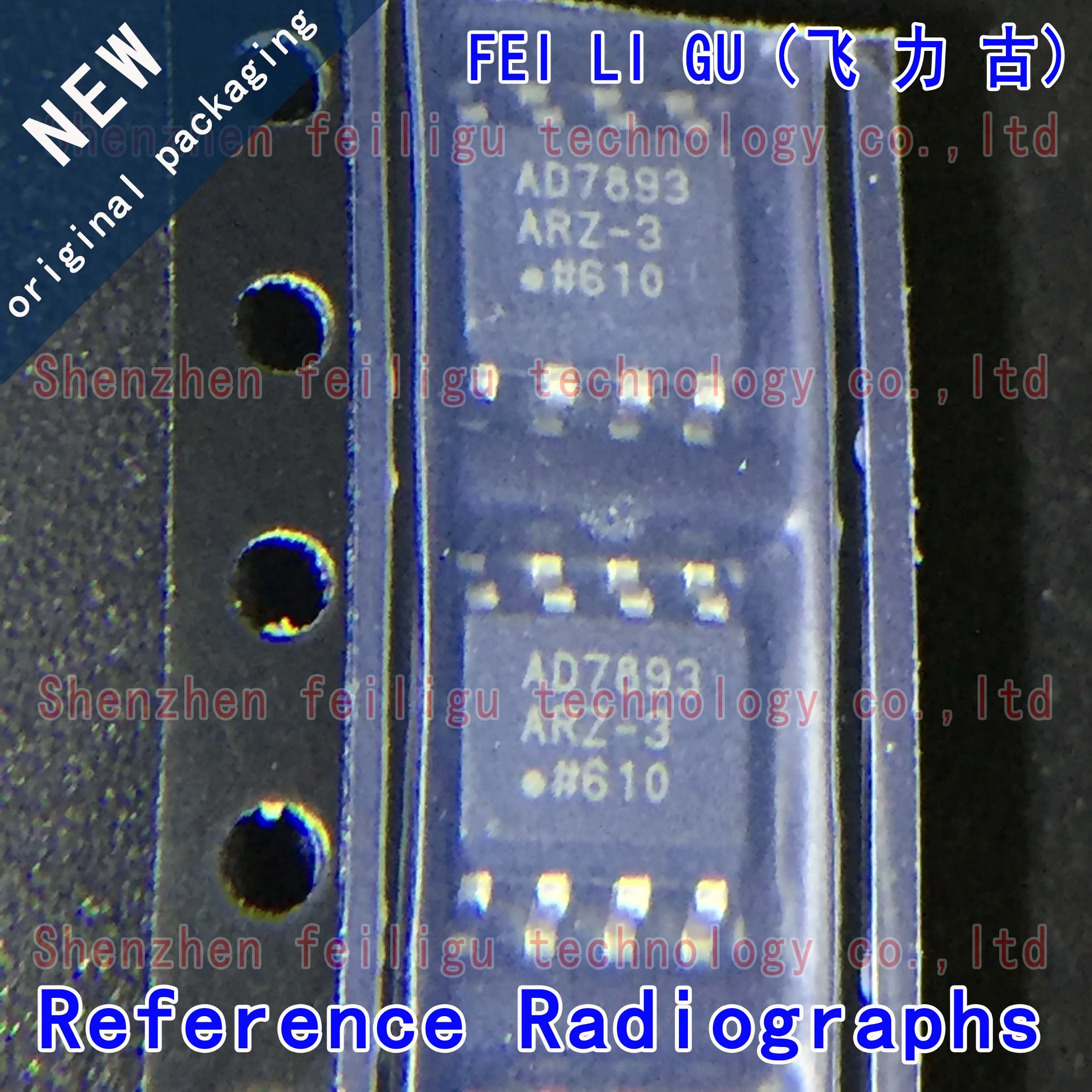 1P ~ 30CS 100% nouveau AD7893ARZ-3 AD7893ARZ-3REEL7 original AD7893AR-3 AD7893 GT: SOP8 puce ADC 12 bits