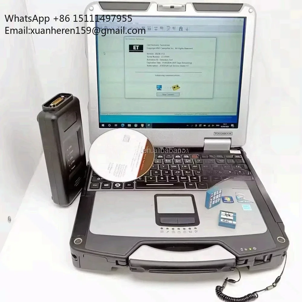 

Высококачественный диагностический инструмент ET4 SIS 538-5051 478-0235 с ноутбуком CF-31 для программирования ЭБУ двигателей Caterpillar