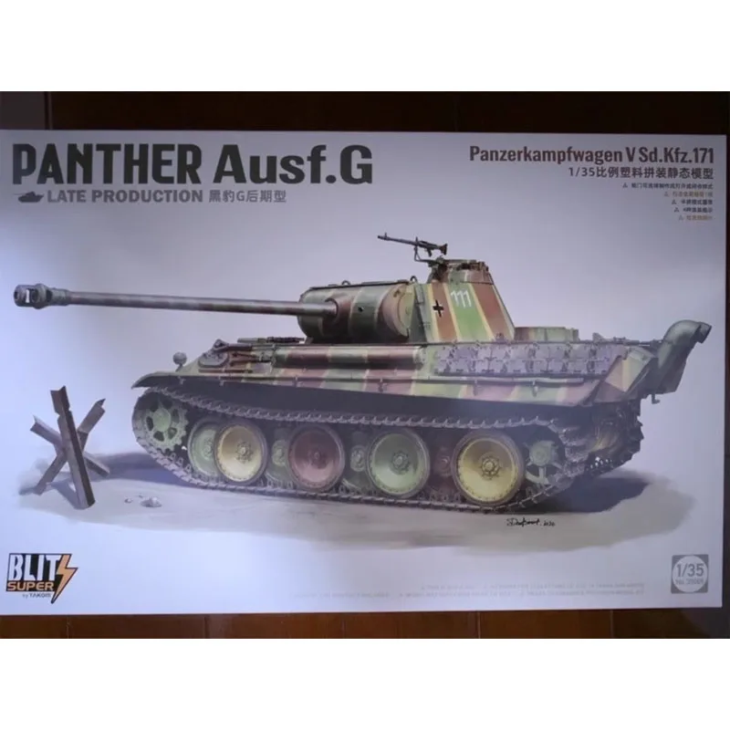 Takom 35001 1/35 немецкий Sd.Kfz.171 Panther Ausf G Late Production масштабная модель комплект танк моделирование модель игрушки на день рождения для мальчиков подарки