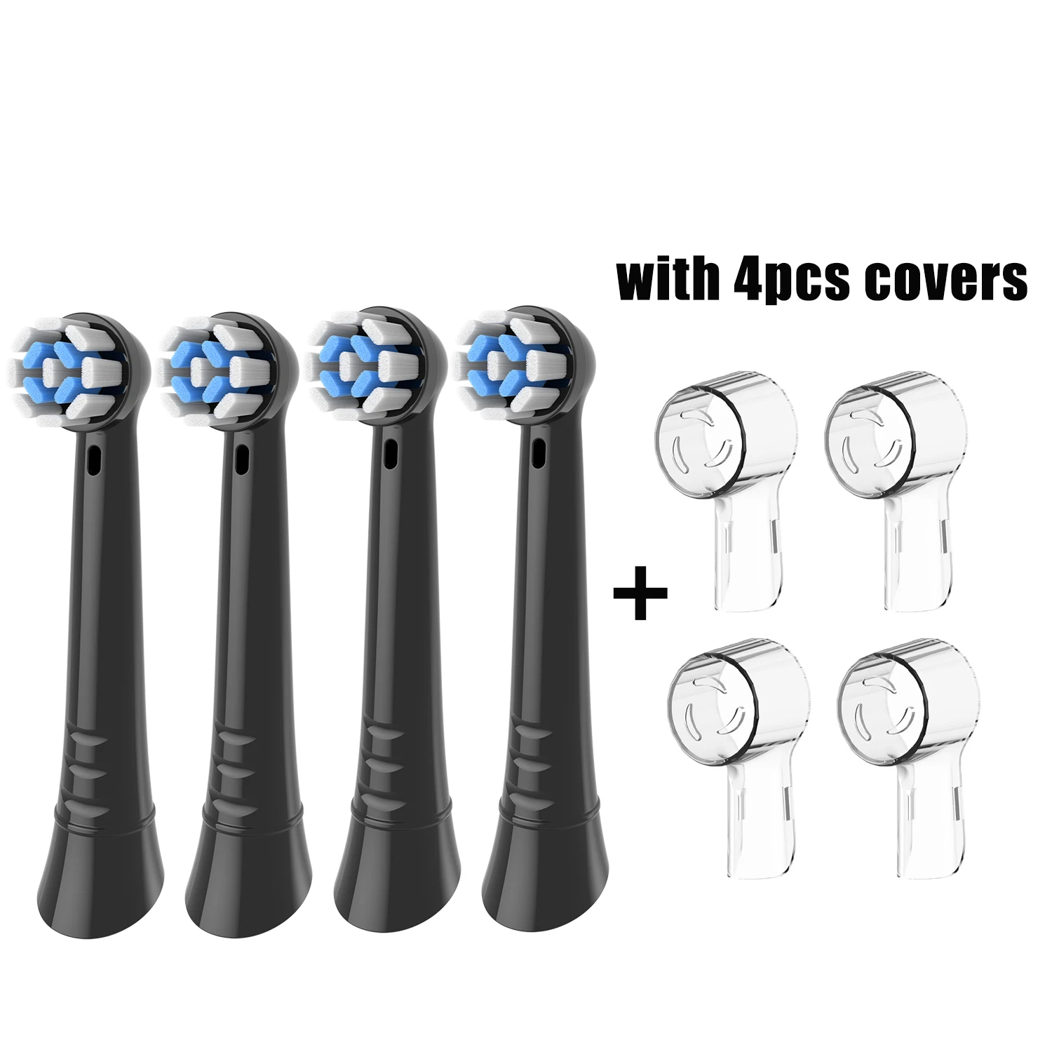 4/8/12/16/20-pack vervangende opzetborstels compatibel met Oral B iO, borstelkoppen voor Oral-B iO 2/3/4/5/6/7/8/9/10/7G-serie - afbeelding 1