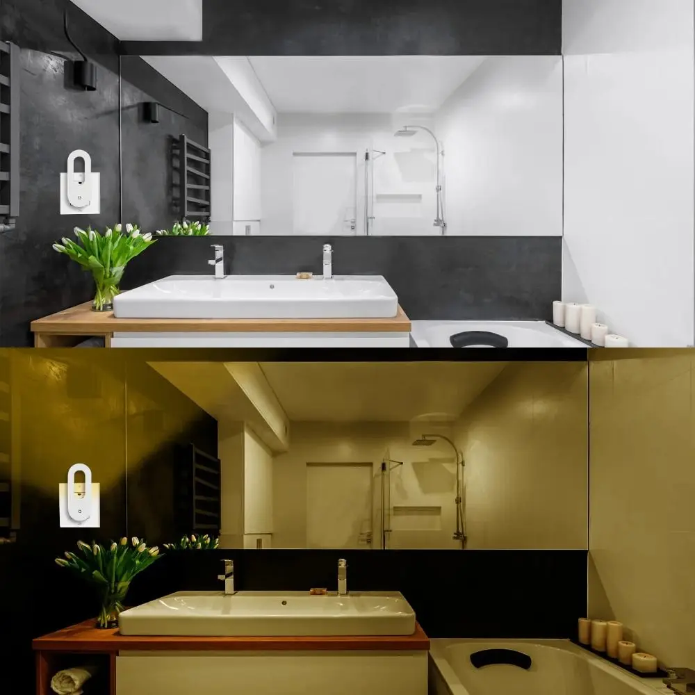 الاتحاد الأوروبي/الولايات المتحدة الجدار ضوء الليل المحمولة الإضاءة المحيطة USB ضوء الليل التحكم ضوء لينة LED إضاءة المنزل غرفة المعيشة #2