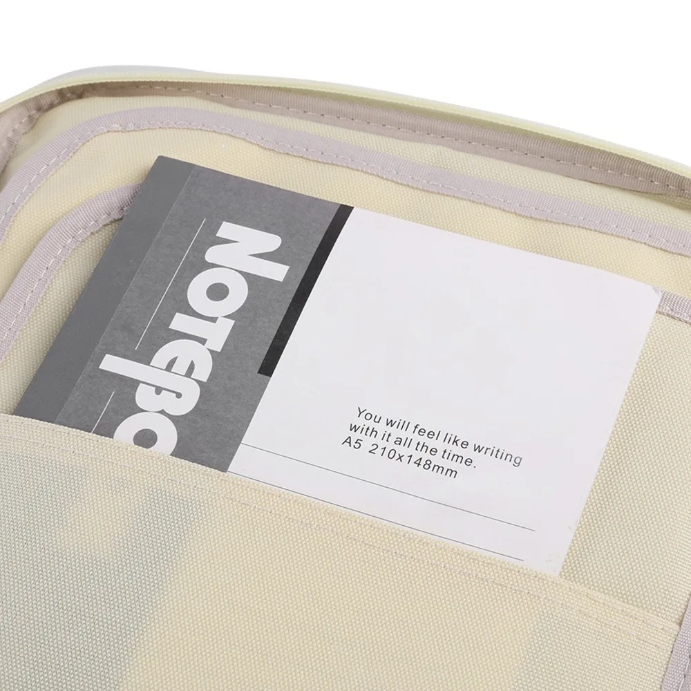 

A4 Size A4 Document Bag 35*25*3cm Various Colors Available Document Case Bright-colored Multi-pocket File Folder