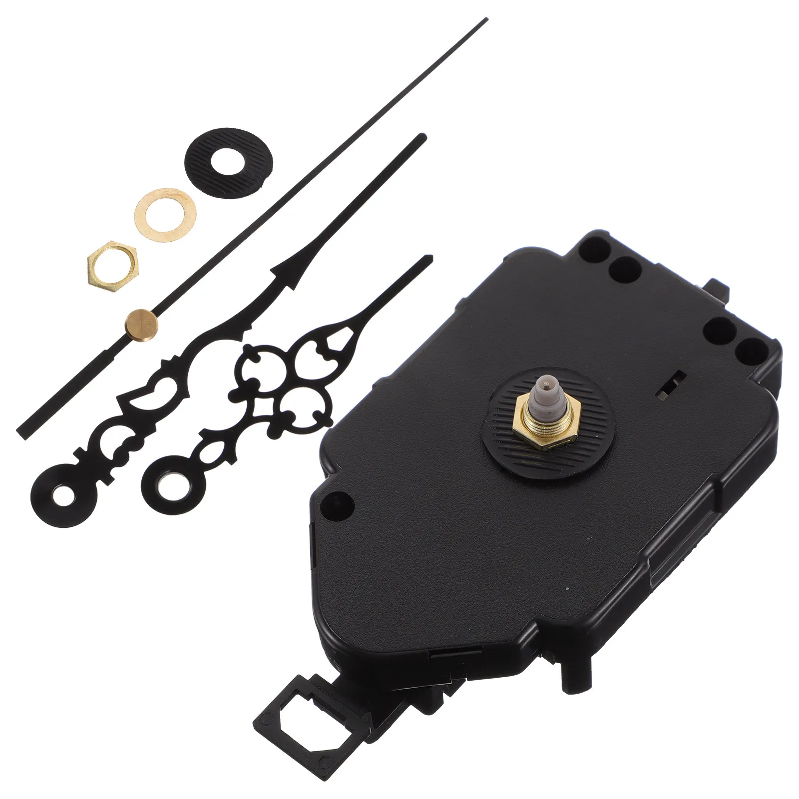 1Set Quartz Clock Movement Replacement Plastic Mechanism Repair Kit DIY Wall Clock Hands Battery Operated Motor Kit