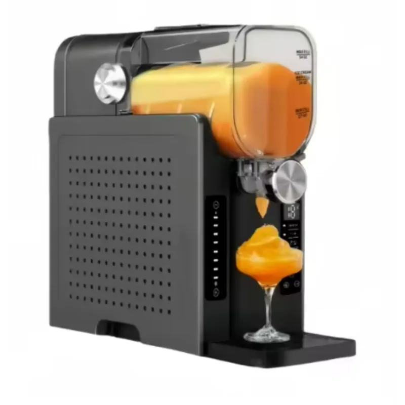Electric Desktop Ice Cream Frozen Slush Maker 280W 220V 12kg Capacity for Smoothies Milkshake Cold Drink Home Commercial Use