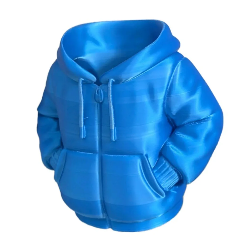 

Puffer Jacket Design Desk Pen Holder Multifunctional 3D Printing Pen and Pencil Holder Plastic Large Capacity