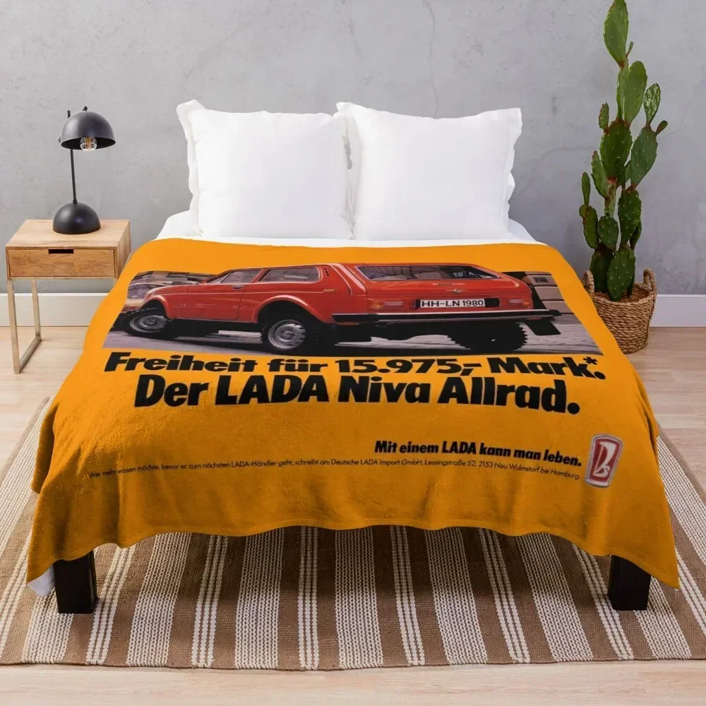 

LADA NIVA Throw Blanket Plush Heavy Kid'S Retros Blankets