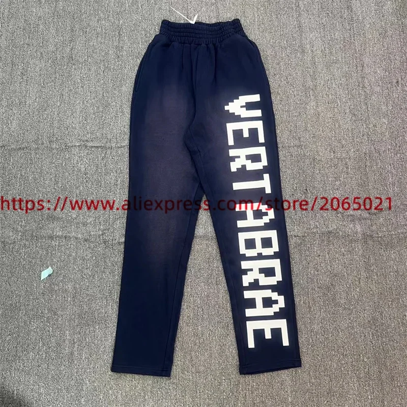 Tie-dyed  Vertabrae Sweatpants Men Women Casual Pants Jogger Sweat Pants Terry Trousers