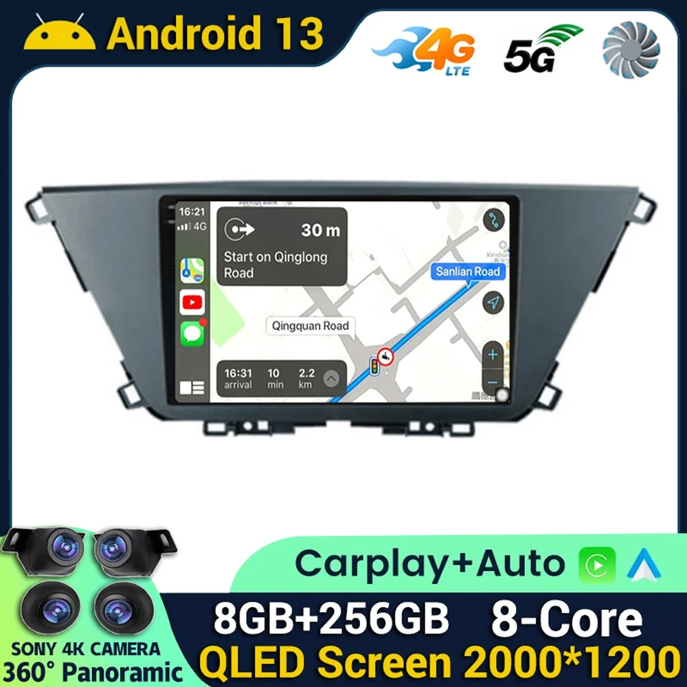 

Автомагнитола Carplay для Kia Carens KY 4 IV 2022 2023, Android 13, мультимедийный плеер, GPS-навигация, BT, стерео, Wi-Fi + 4G