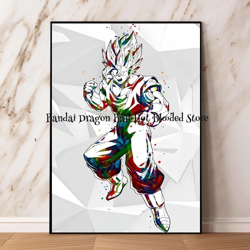 Anime Super Saiyan Gohan HD Poster Wall Art Print Dragon Ball Pictures Classic Home Decor Painting Bedroom No Frame Bandai