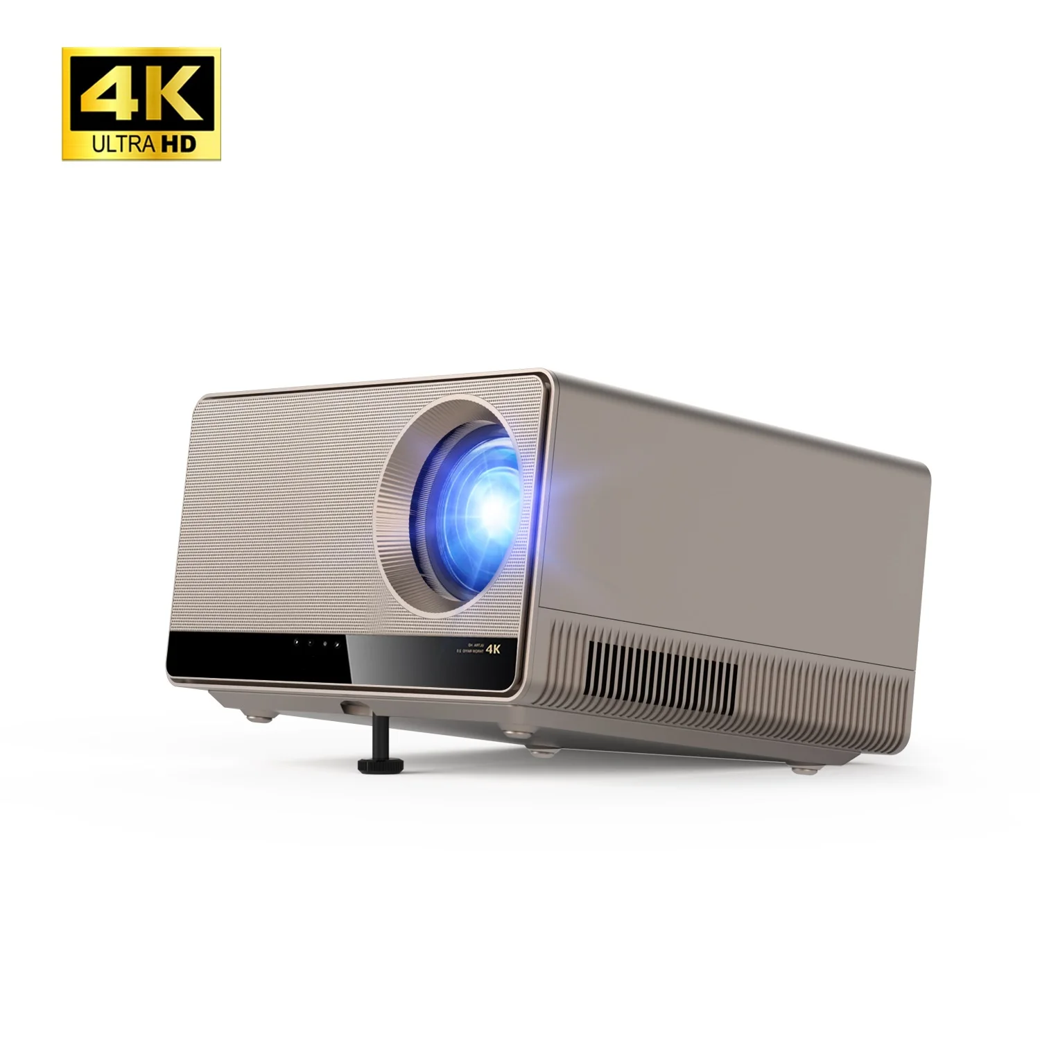 M44 Latest Portable Smart Android 12 4K Video Full HD Projector with HIFI Stereo Speakers 1100 Lumens Wireless Home Cinema