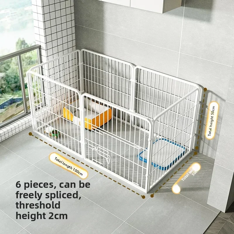 Indoor Interlocking Modular Dog Fence Playpen Crate Small Medium Dogs Corgi Pet Fence Dog Cage Cat Cage Pet Supplies Fence