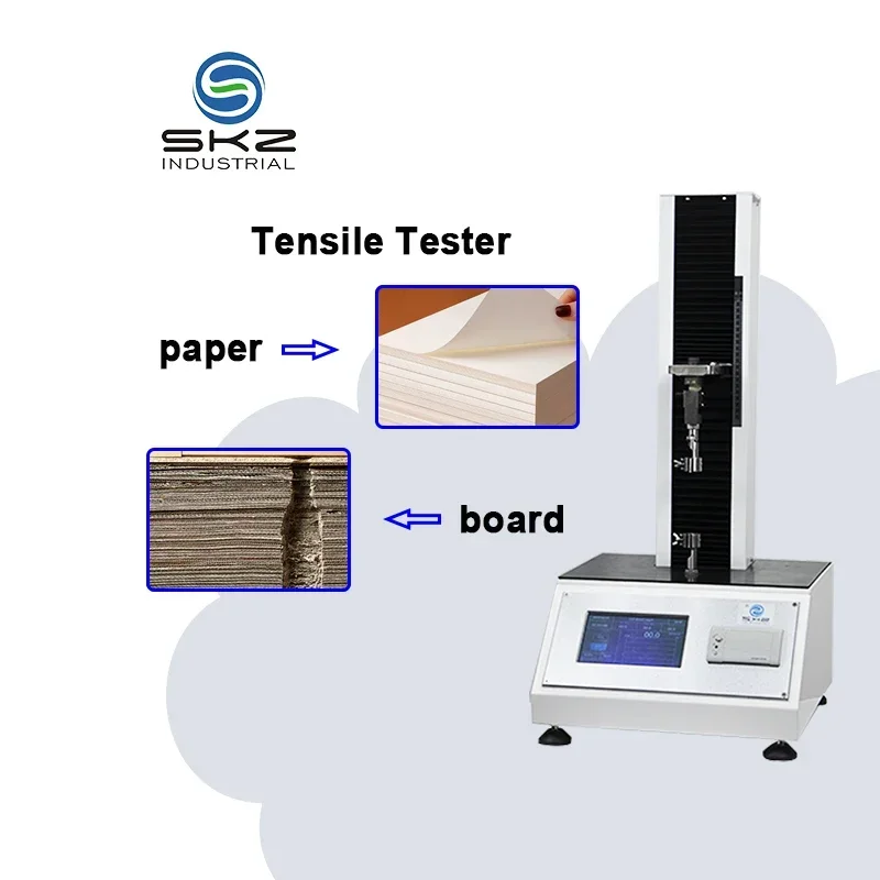 

SKZ101A Cheap factory price 500n cardboard carton pasteboard paper tensile strength tester