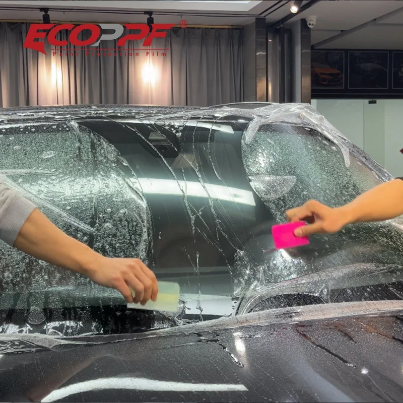 Super Clear Vision TPU Windshield Glass Protection Film Car Front Glass Window Film