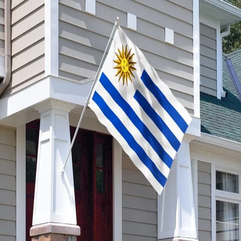 90x150 سنتيمتر علم أوروغواي URY UY الرايات الوطنية مادة متينة لحديقة المنزل