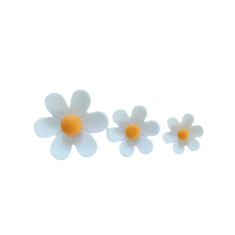 10pcs Cute Cartoon Kawaii Color Flower Series Flat Back Resin DIY Scrapbooking Cabochons Decoration Accessories