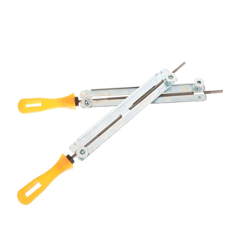 1pc 4MM/4.8MM Mechanical Chainsaw Sharpening Files With Plastic Handle Woodworking Chain Saw Tool Abrasives Tools Accessories