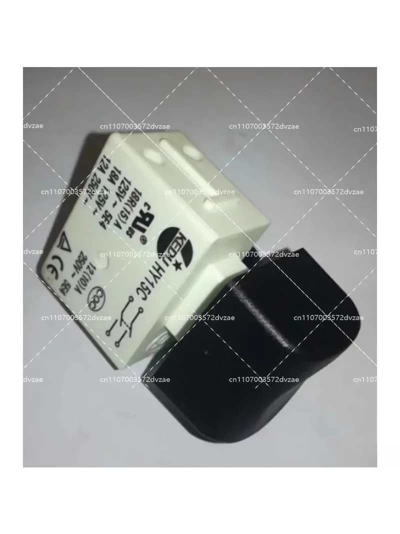 New bakelite milling double on-off switch 250V12A KEDU HY15C (black square cap) closed lock