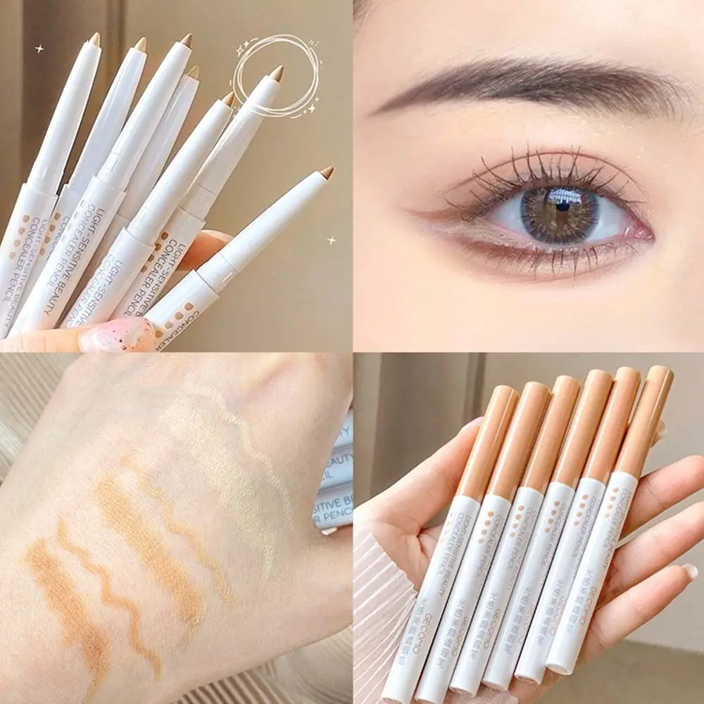 Impermeável Face Concealer Pen, Blemishes Maquiagem Ferramenta, Lápis Sobrancelha, Lábios Contorno