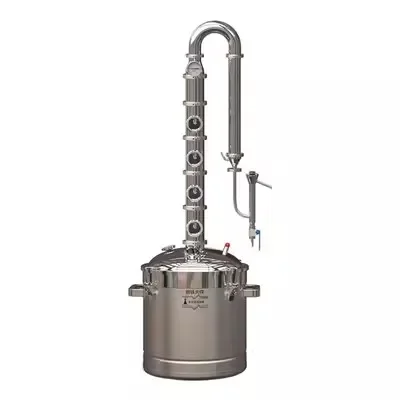 Hand-made 15L Gin/Vodka/Whiskey/ Ethanol Production Copper Distillation Equipment Home Alcohol Distillery