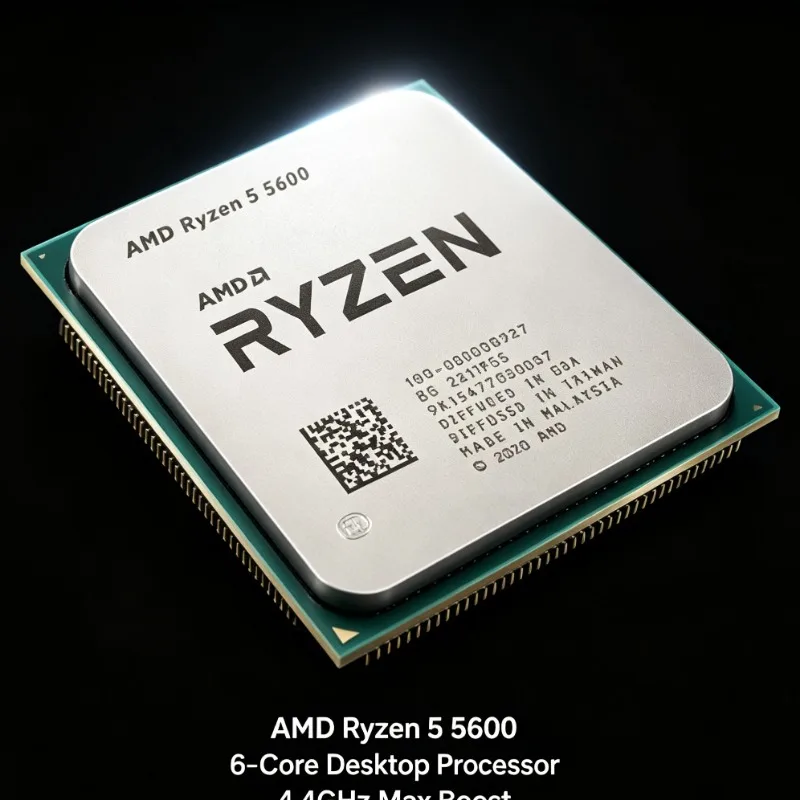 Mini ITX Host Special CPU Ryzen 5 5600 65W Low TDP 6 Core 12 Thread Processor Socket AM4 DDR4 Mainboard Accessories