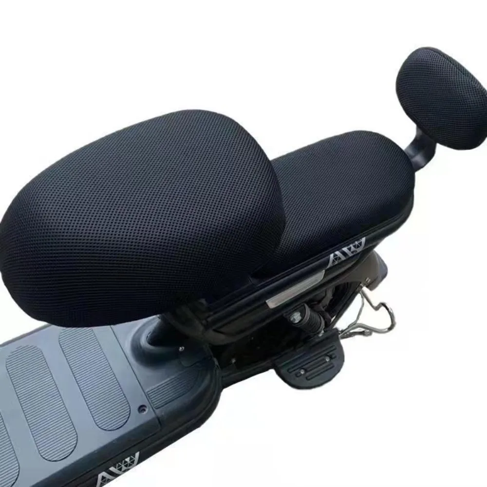 Motorcycle 3D Mesh Fabric Anti-skid Pad Scooter Seat Electric Bike Seat Cover Summer Breathable Covers Cushion Net Cover New