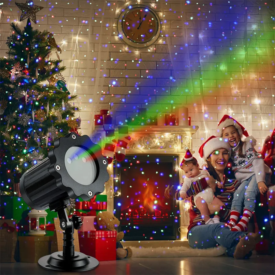 Waterproof RGB Christmas Laser Projector Lights Outdoor 3 Color Red Green Blue with Remote Christmas Laser Spotlight