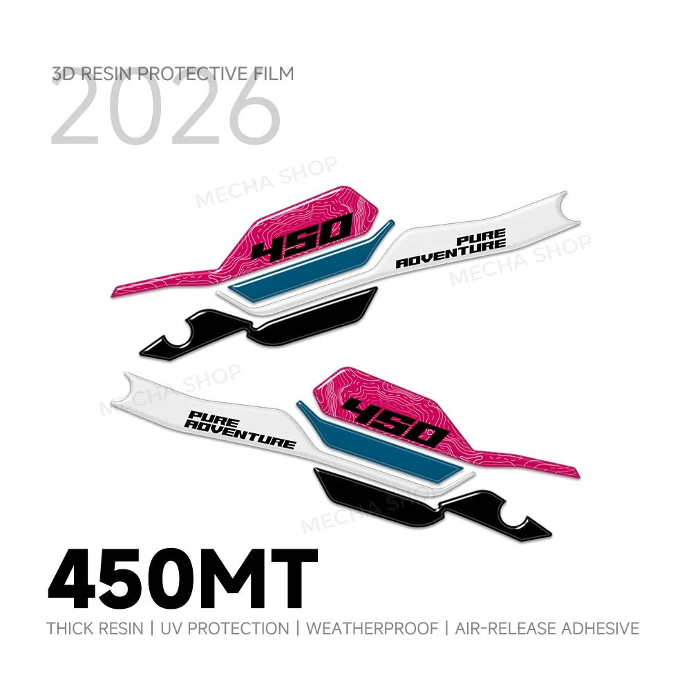 Motorcycle Handguard Protection Sticker Waterproof Hand guard Decal For 450mt 450MT MOTO 450 MT Adventure