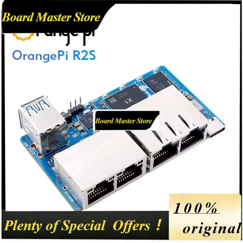 BoMaSOrange Pi R2s Risc-v Single Board Computer 2 Tops Npu Wifi+bt5.0 Gigabit Ethernet M2 Nvme Ssd Development Board