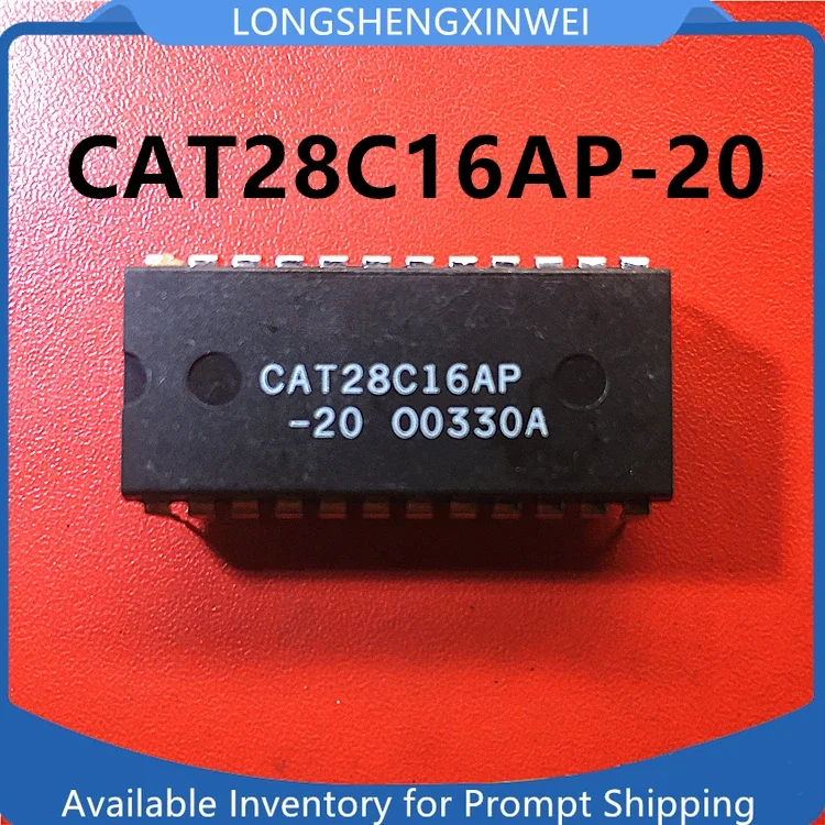 1PCS New CAT28C16AP-20 CAT28C16 Inline DIP-24 Memory Chip