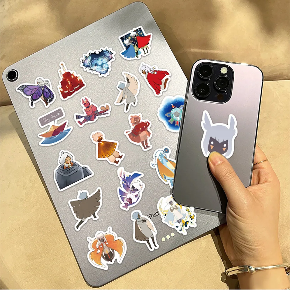 10/30/60PCS Sky Game Stickers Decals Cartoon Decoration Suitcase Scrapbooking Laptop Phone Stationery Cute Kid Toy Sticker Gift