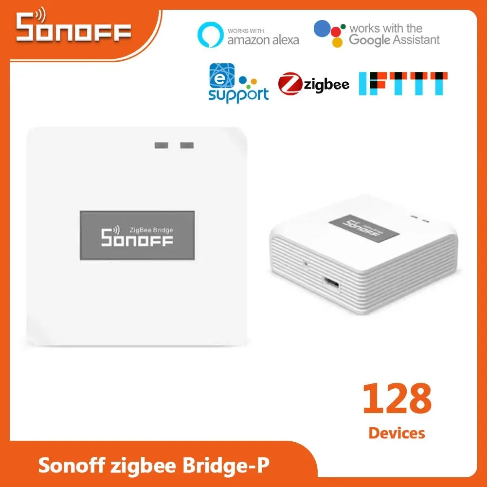 

SONOFF ZB Bridge-P ZigBee Pro ESP32 Шлюз Wi-Fi ZigBee Двухпротокольная локальная интеллектуальная сцена через EWeLink Alexa Google SmartThings