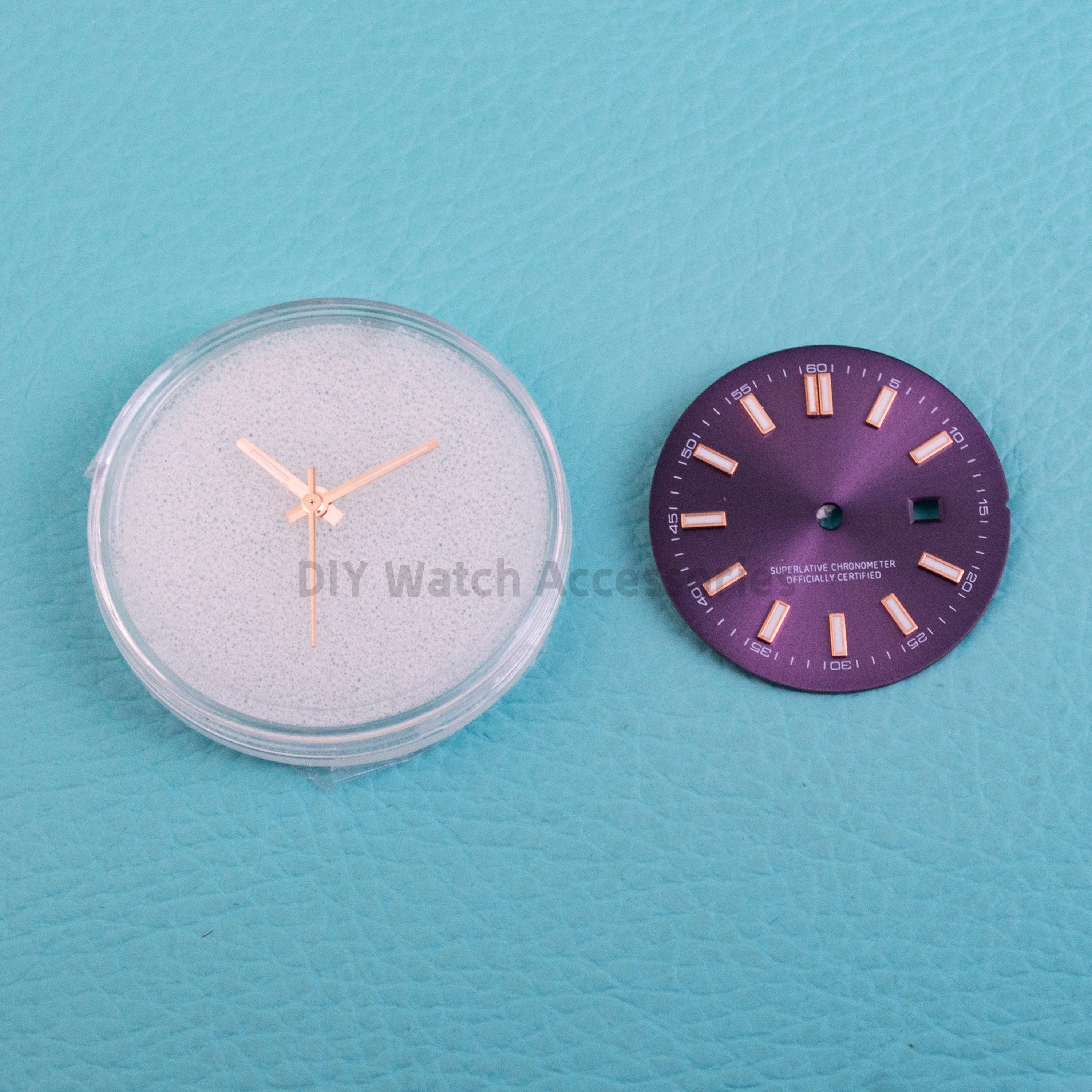 

25mm Dial NH05 Watch Dial Women‘s Watch Dial Diamonds Dial Luminous Hands For NH05 NH06 Movement Mod Datejust Watch Dial Hands